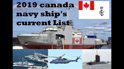 list of canadian warships